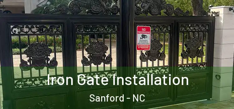 Iron Gate Installation Sanford - NC